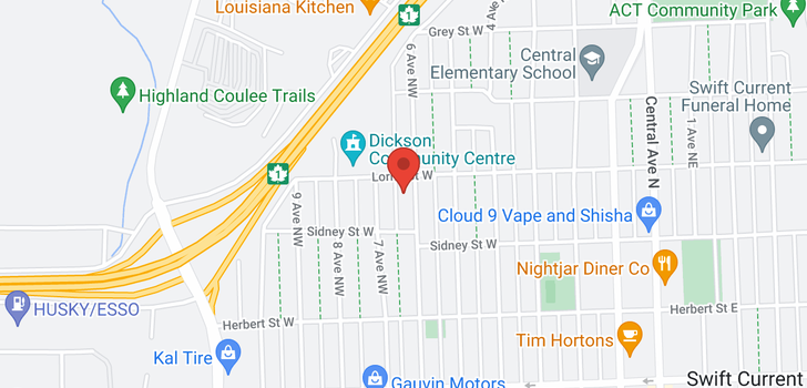 map of 458 6th AVE NW